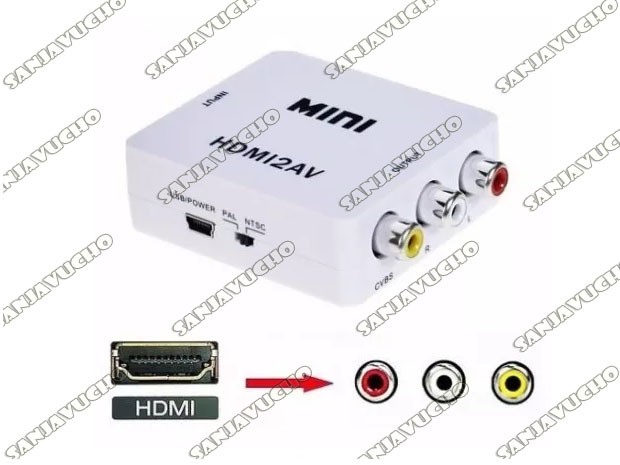 &+ CONVERTIDOR VIDEO HDMI A AV